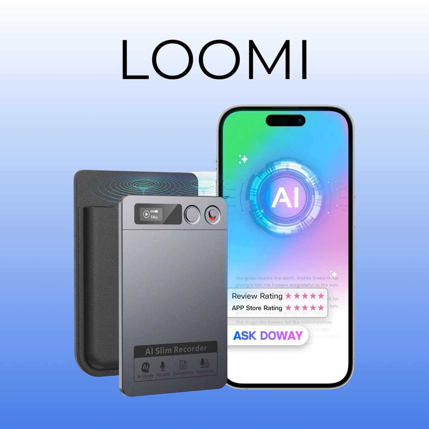 LOOMI Smart AI Recorder