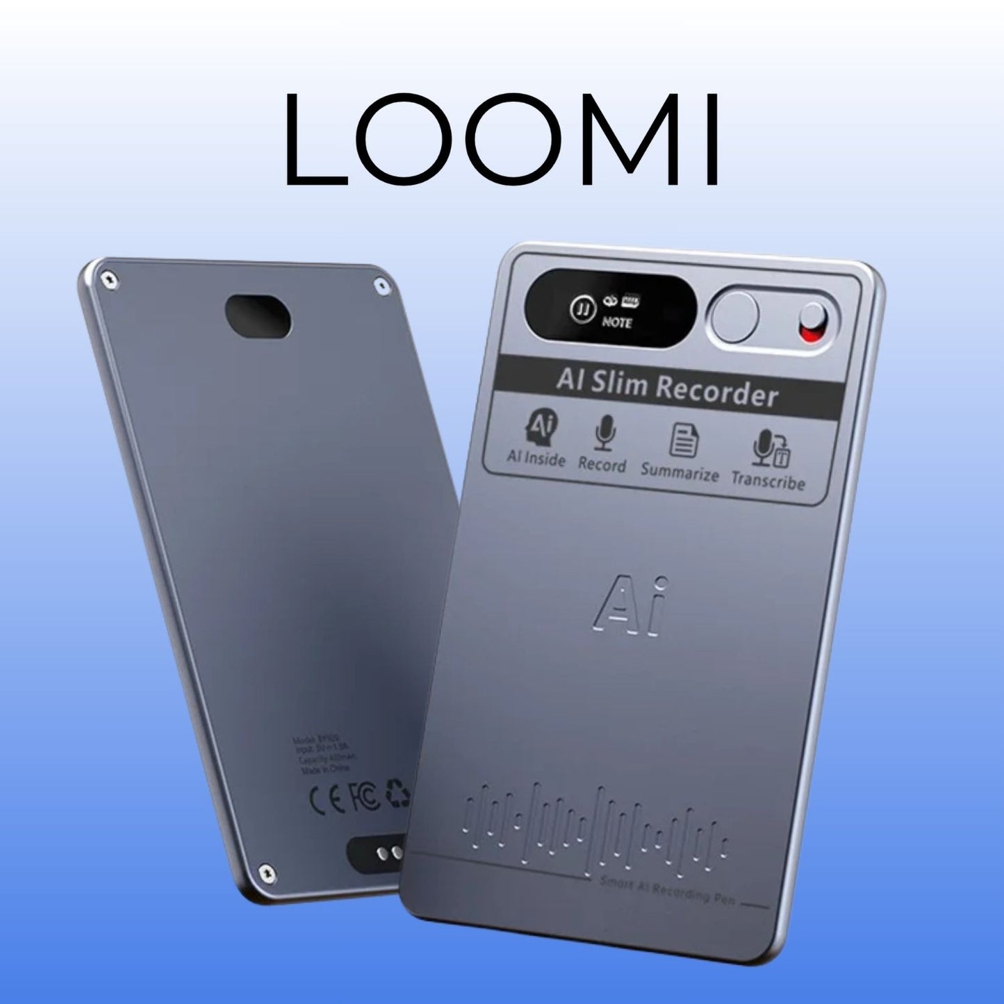 LOOMI Smart AI Recorder